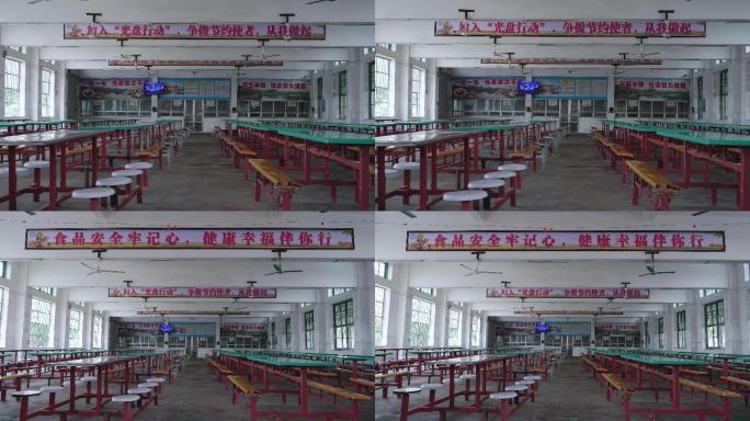 学校空镜头-学校食堂空镜头