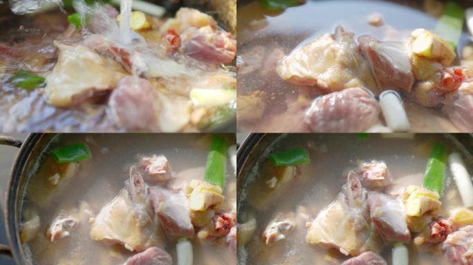 鸭肉炖汤食材