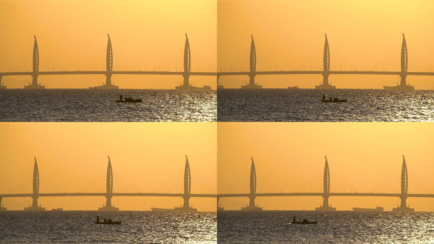 【4K】港珠澳大桥风帆三塔