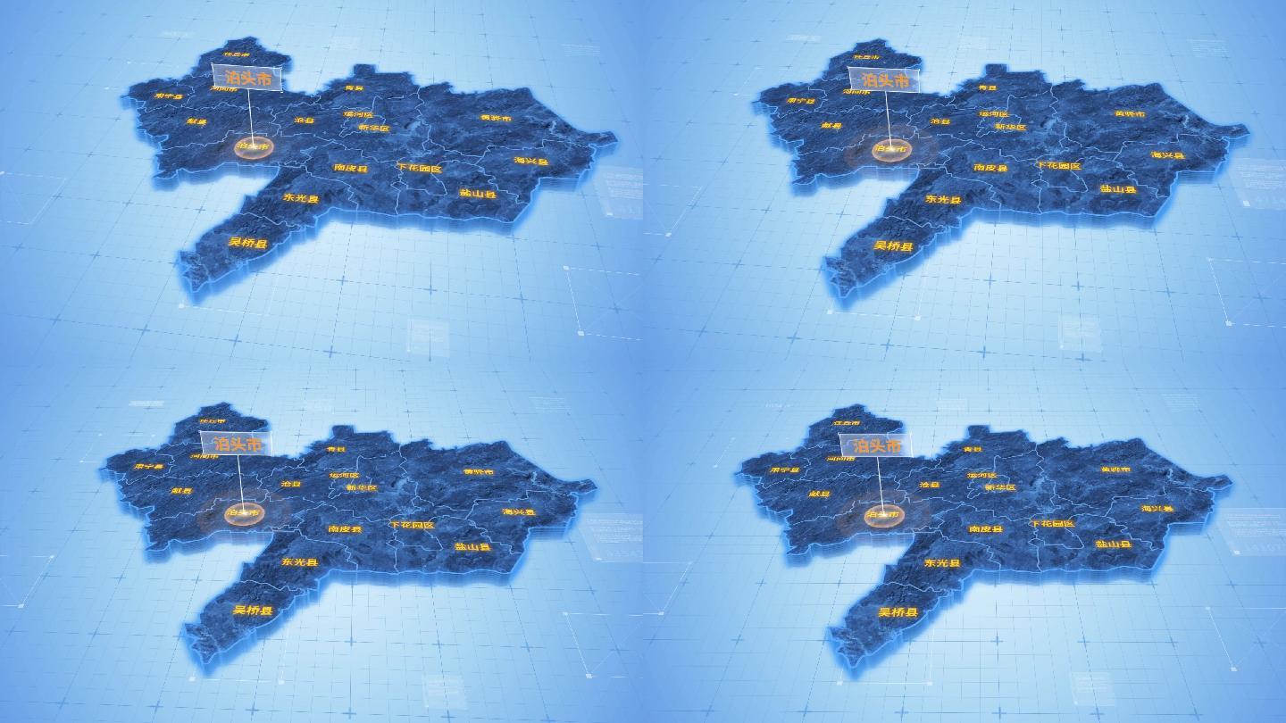 沧州泊头市三维科技地图