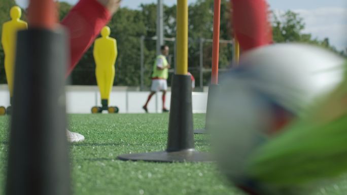 球场足球训练足球比赛视频素材足球队射门