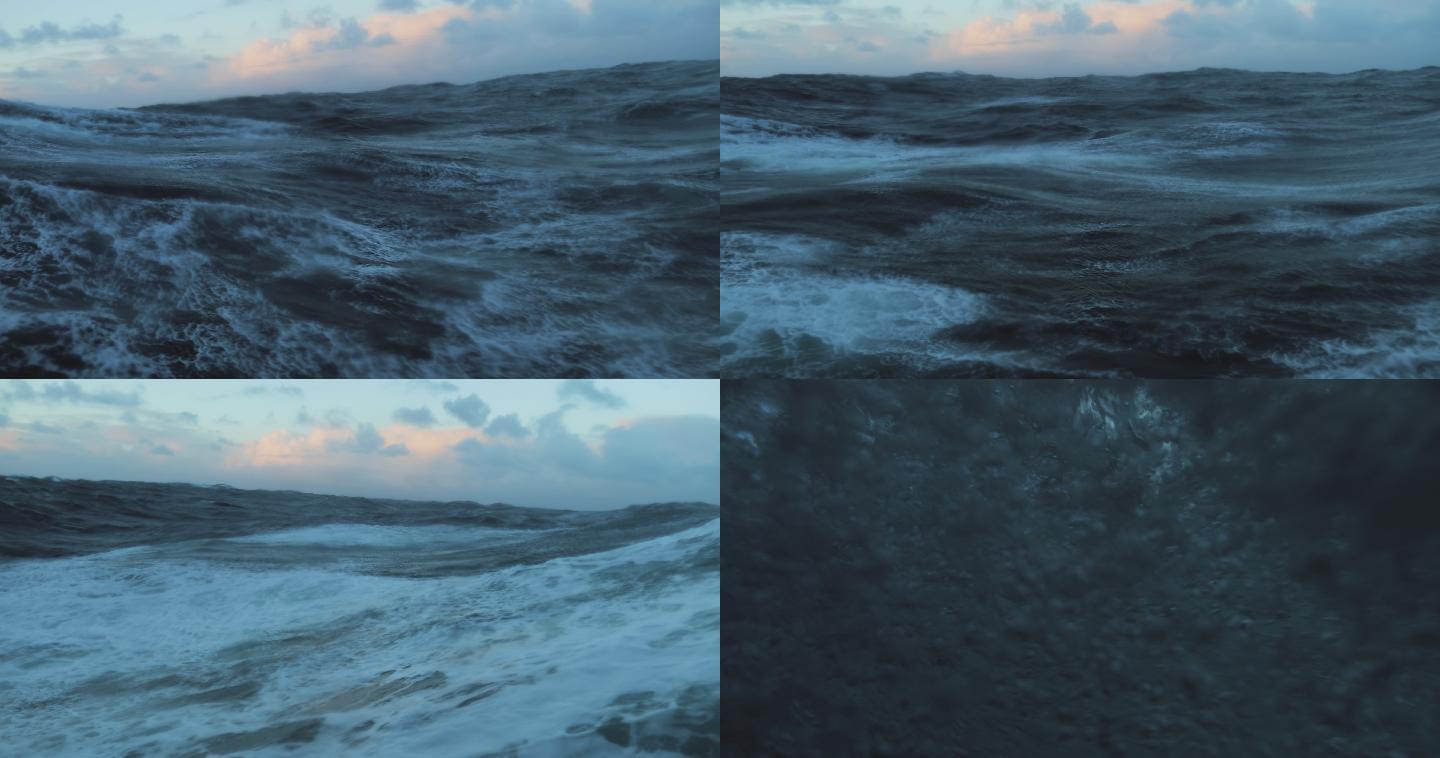风浪汹涌的大海风浪汹