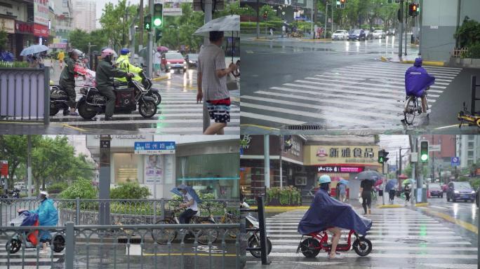 下雨天非机动车安全行驶