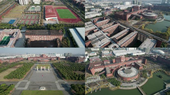 江西师范大学 大学校园 大学航拍