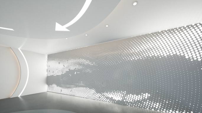 科技感室内侧面