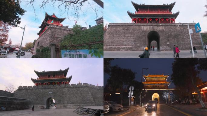 湖北荆州古城墙拍摄 延时
