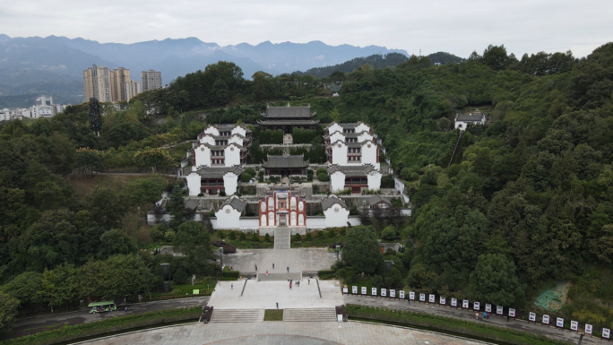 湖北秭归 长江三峡 屈原祠庙 雕塑