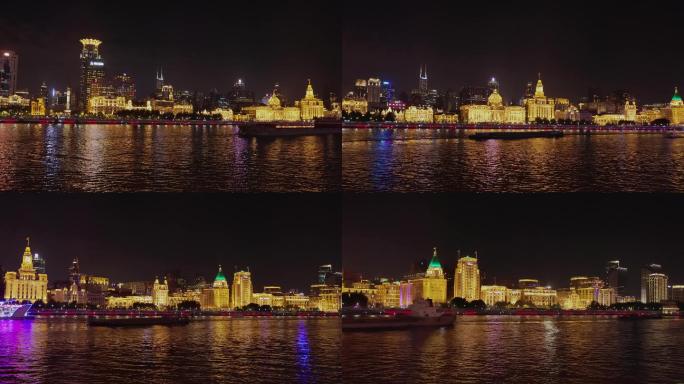 上海外滩夜景4K上海夜景