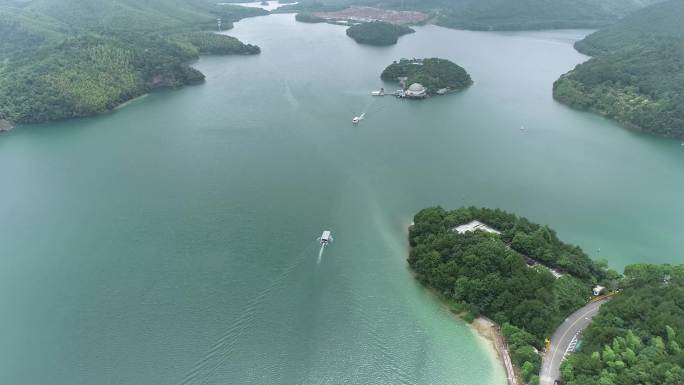 2021年宁波市九龙湖镇景区航拍素材