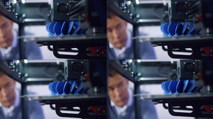 3D打印机构建螺旋桨模型