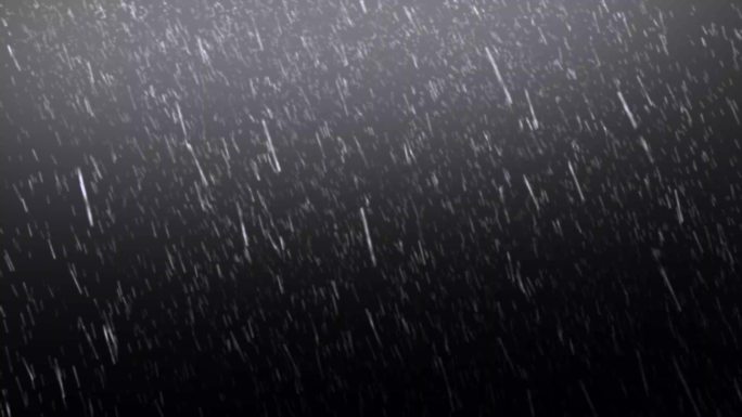 黑色背景上的雨视频素材4K大雨夜晚下雨