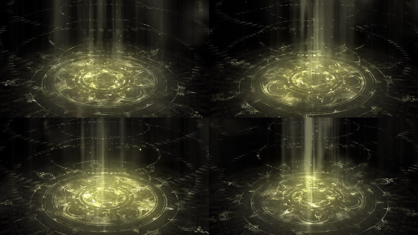 法阵 金色 48x1152 高清视频素材下载 编号 影视包装 光厂 Vj师网 Www Vjshi Com