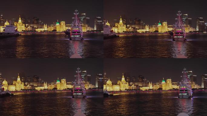 4k上海外滩夜景