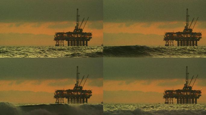 海上石油钻井平台污染工业