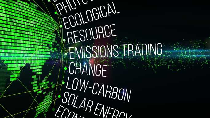 绿色经济术语科技地球新能源资源