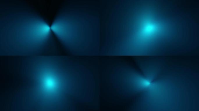 蓝色水下灯流光粒子唯美飘动光斑