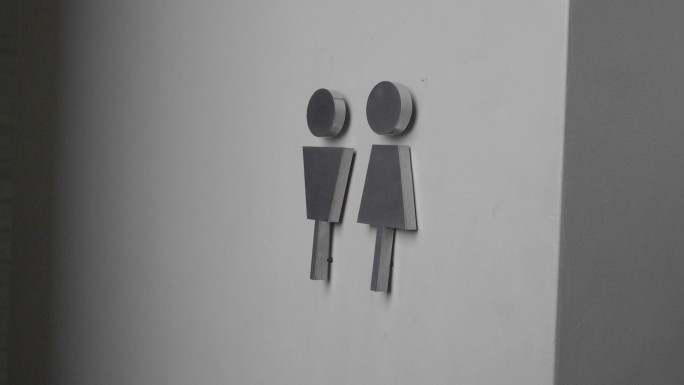 卫生间标志男女标识公共厕所金属