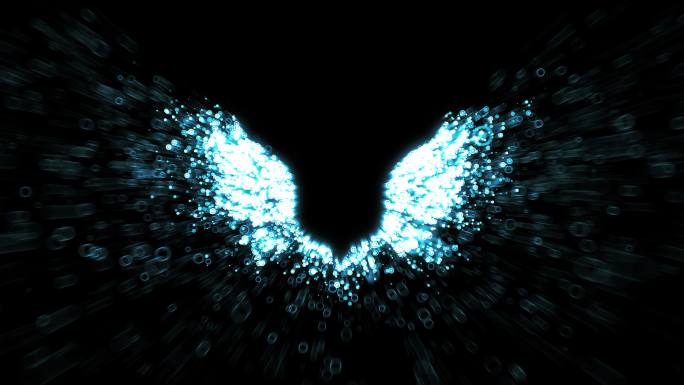 天使翅膀动画-3D生成动画