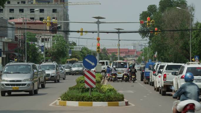 老挝首都万象街景