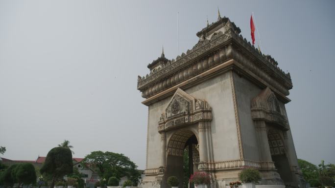 老挝首都万象地标建筑凯旋门