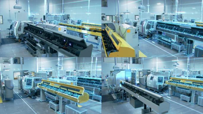 工厂数字化制造业科技机械加工