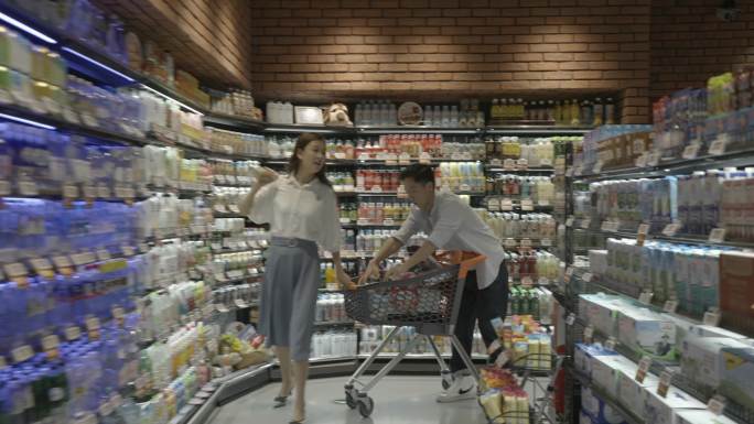 情侣超市购物【4K】