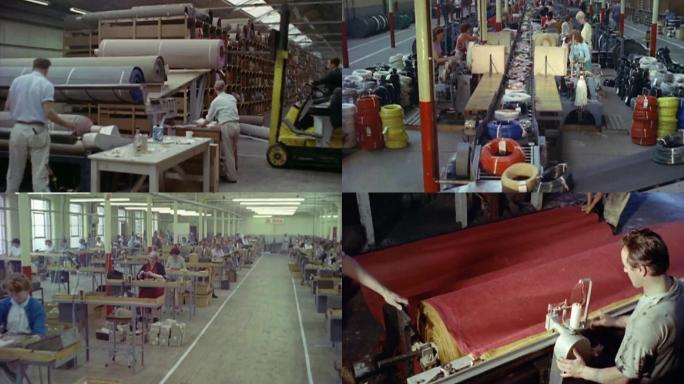 80年代欧洲西方工厂工人