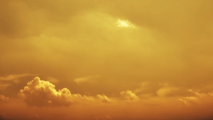 【HD天空】金色仙境云层傍晚晚霞温暖治愈