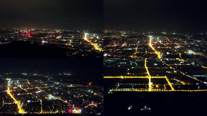 武汉 江夏 纸坊 夜景 城市风光