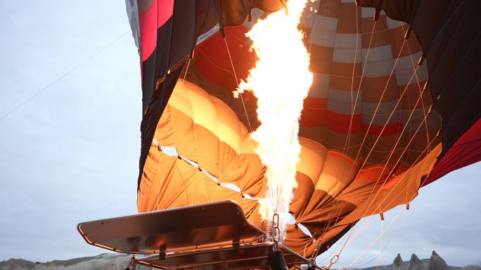 热气球浪漫土耳其风景热能源浮力飞行