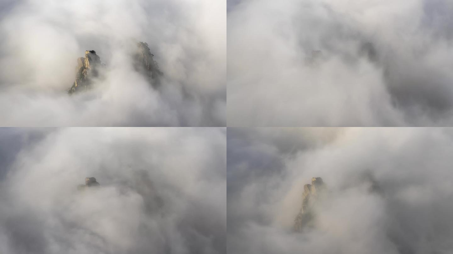 黄山壮观云海延时摄影