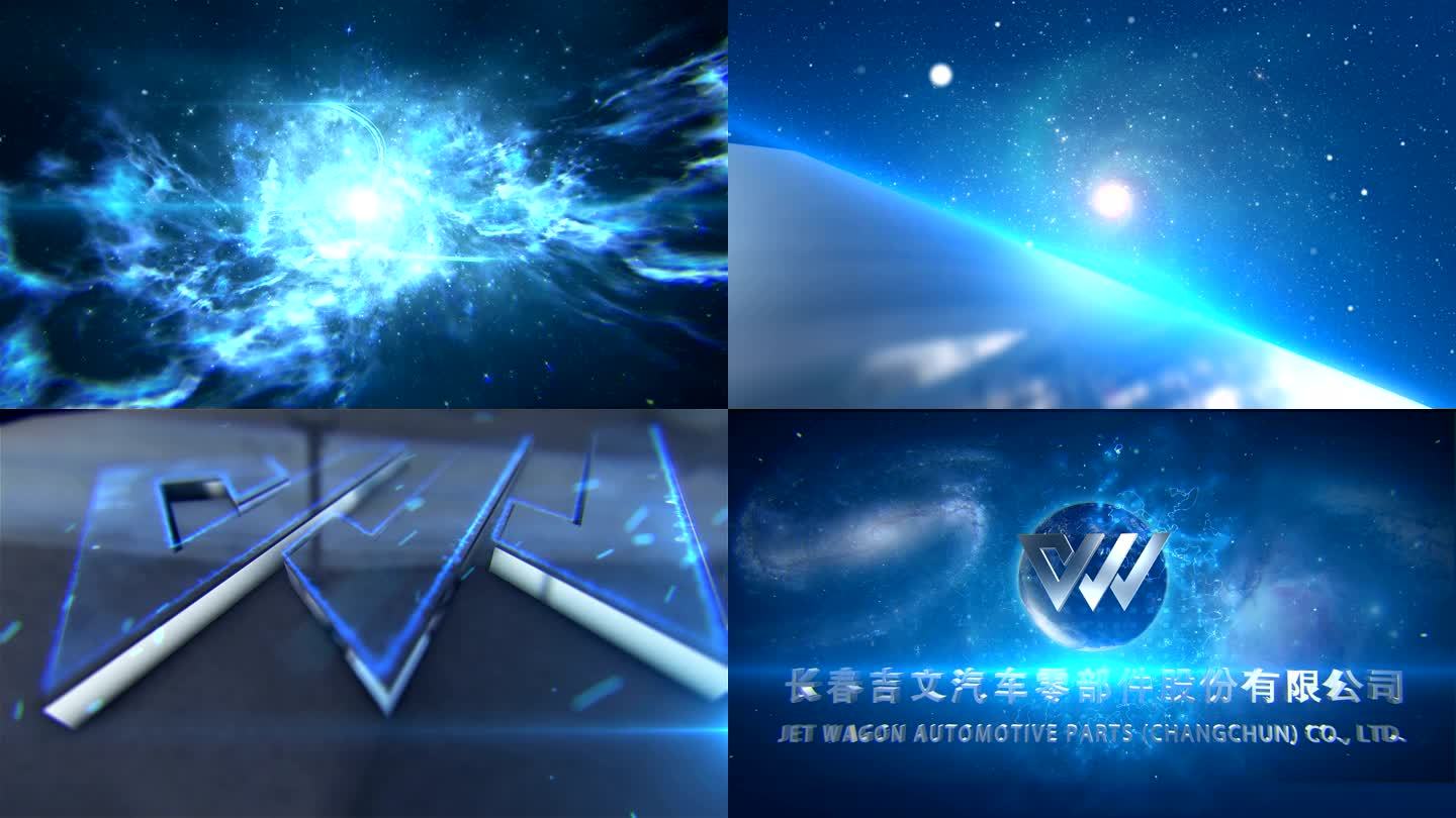 AE模板E3D-公司logo片头开场动画