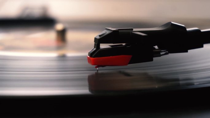 4K留声机实拍 90年代组合音响黑胶唱片