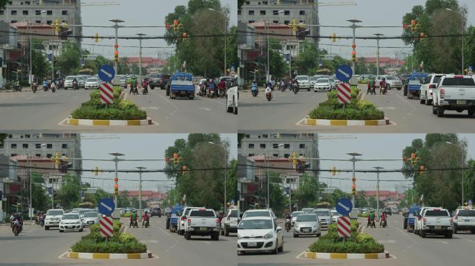 老挝首都万象街景