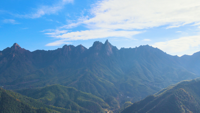 4K航拍安徽九华山5A景区中国大好河山