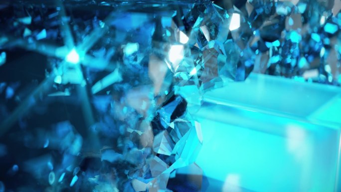 蓝宝石材质材料工艺三维3D展示