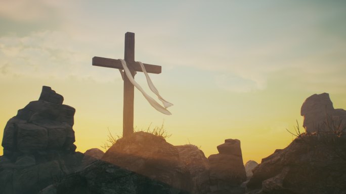耶稣基督坟上的十字架