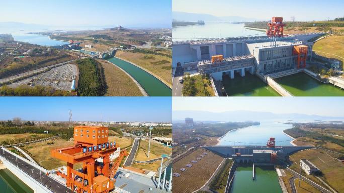 4K航拍中国南水北调超级工程枢纽