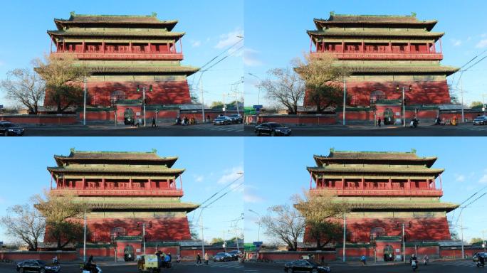 4K拍摄北京鼓楼风光