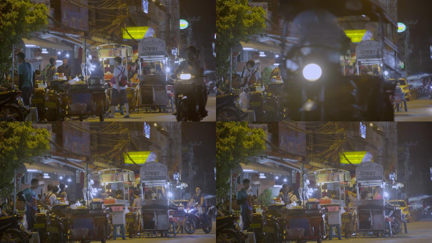 老挝首都万象夜市