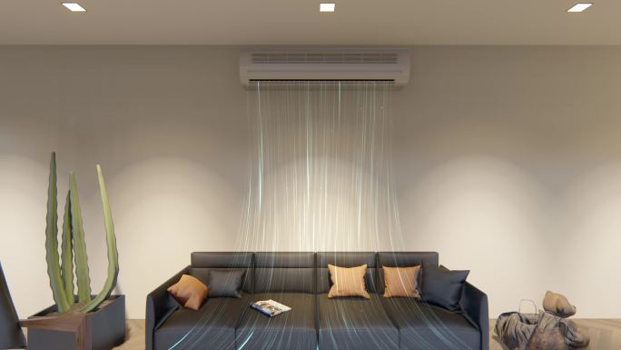 室内空调新风空气净化循环