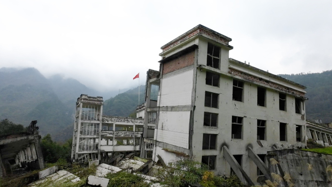 512汶川映秀地震遗址