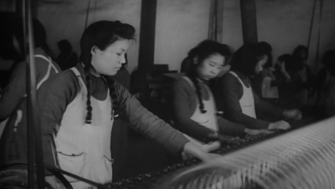 40年代国民时期的纺织厂