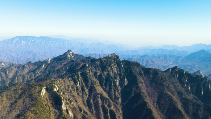 4K航拍河南老界岭5A级风景区