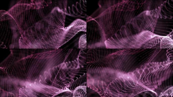 紫光抽象粒子网