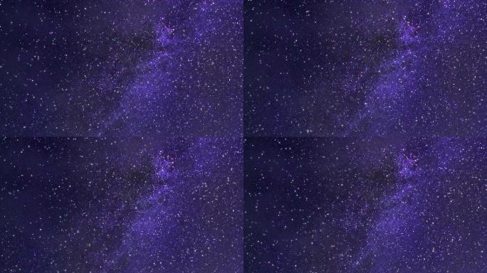 紫色星空闪烁粒子背景素材