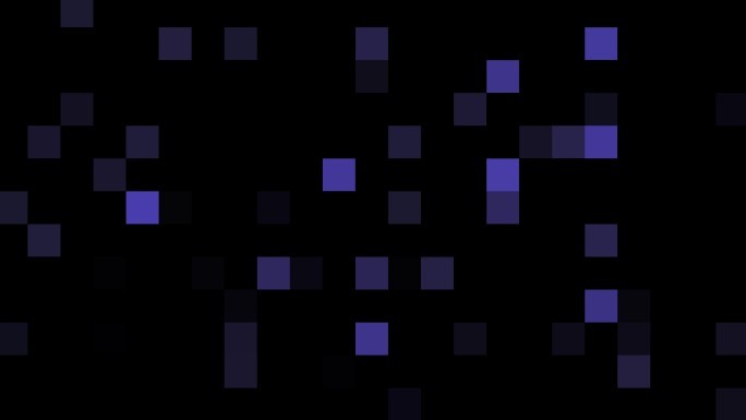 紫色4K方形块发光