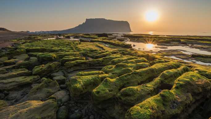 济州岛风景韩国航拍视频