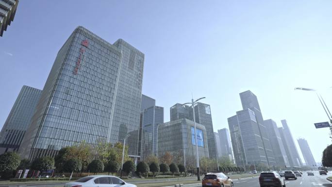 南京、河西、中央商务区、城市、高楼大厦