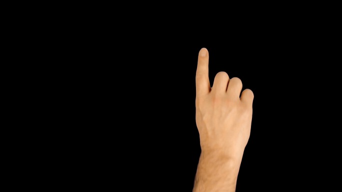 触摸屏手势动画视频素材后期元素手掌划过